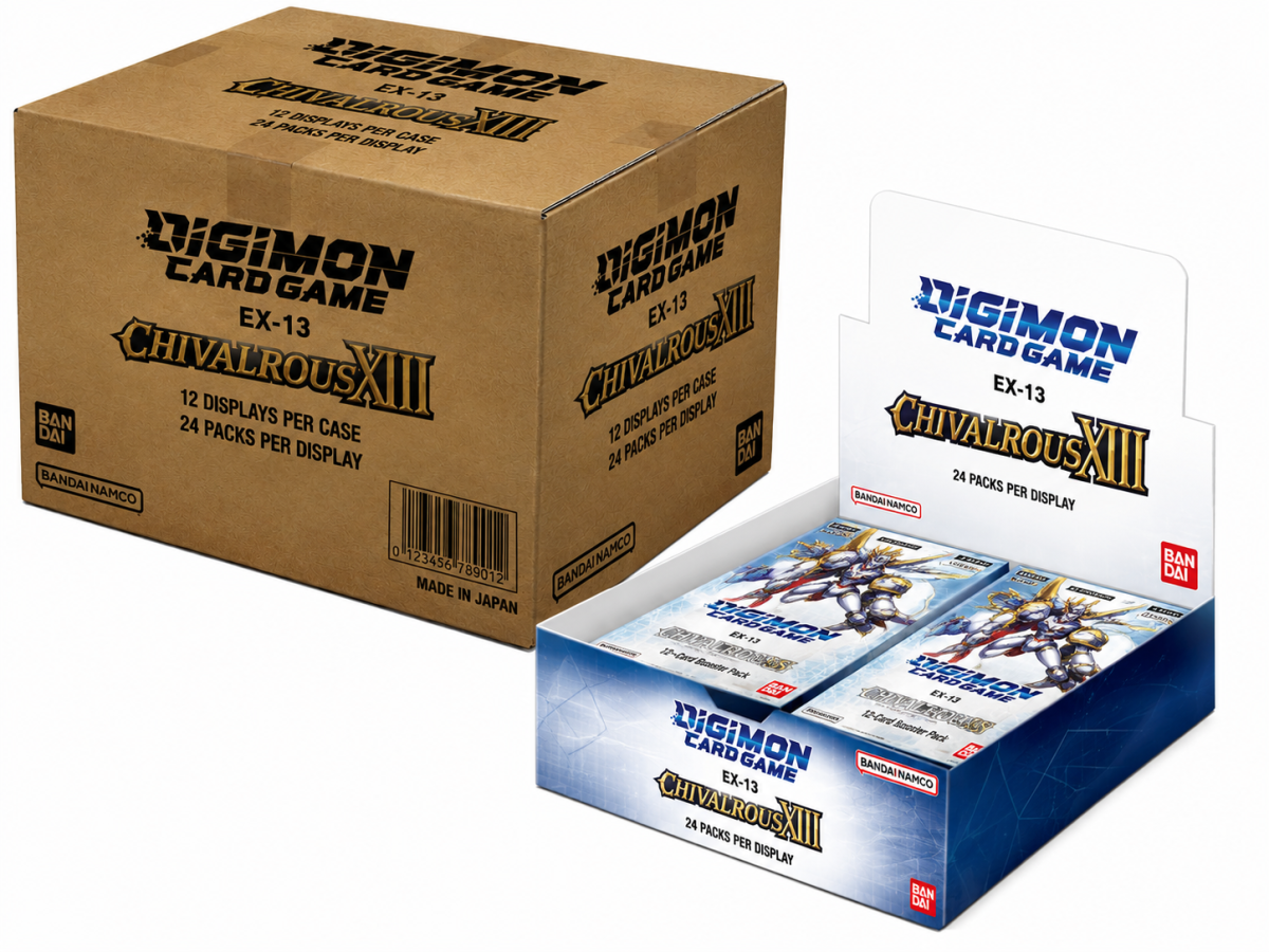 Digimon Card Game EX-13 Chivalrous XIII Case 12 Display Box