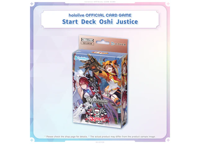 Hololive Official Card Game Start Deck Oshi Justice - ENG